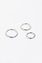 3 Pack Gold Clicker Hoop Earrings By Free People
